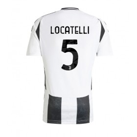 Pánské fotbalový oblečení Juventus Manuel Locatelli #5 Domácí košile 2024-25 Krátkým Rukávem